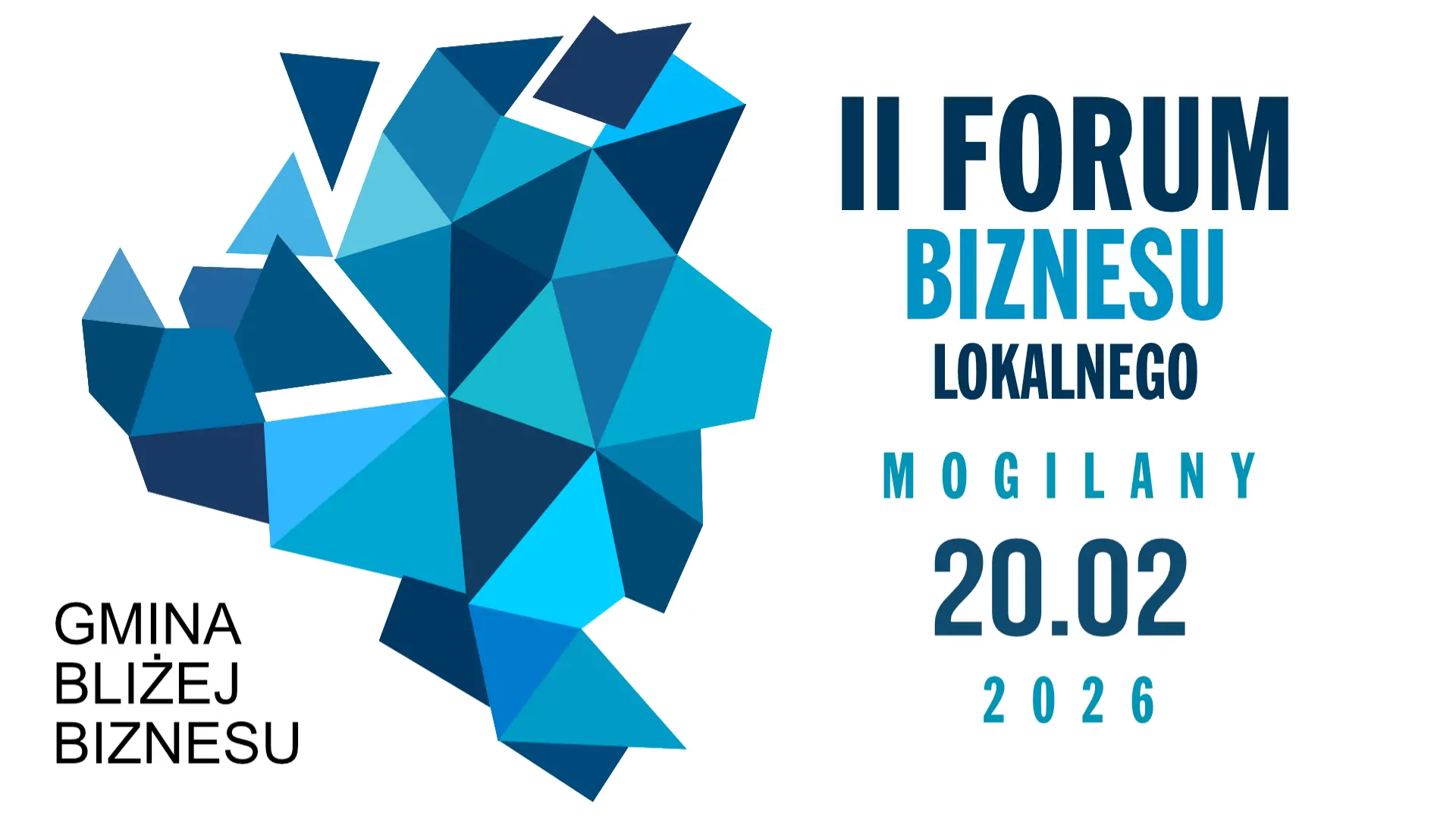 Logo i nazwa wydarzenia: II Forum Biznesu Lokalnego w Mogilanach
